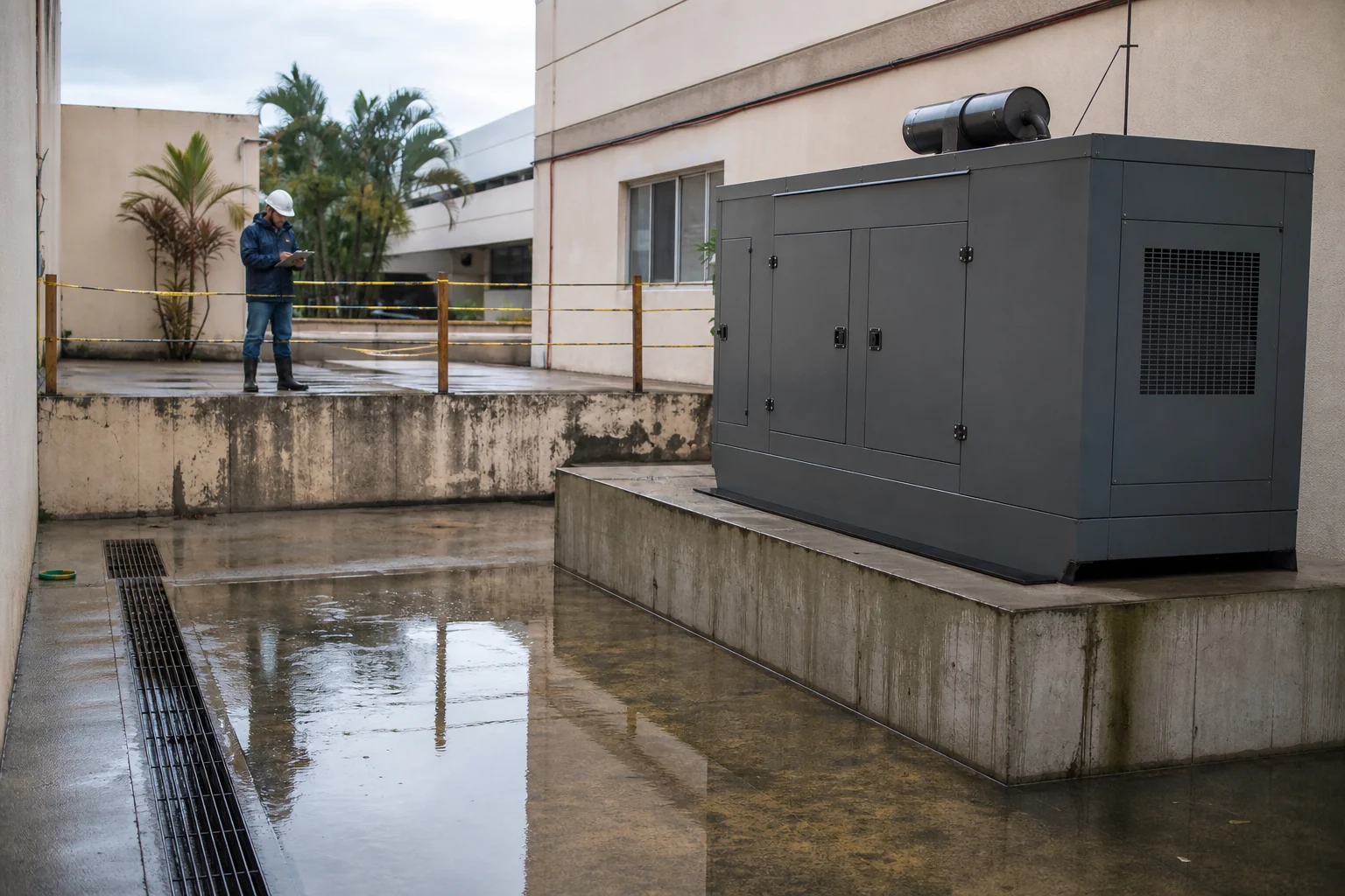 When Must Rain, Flooding or Severe Weather Stop Generator Use?