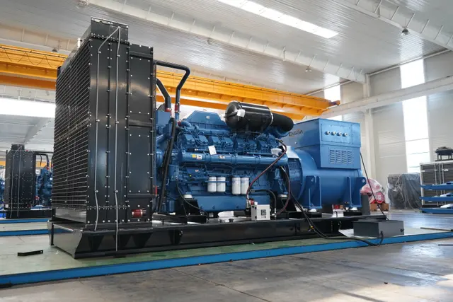Yuchai de 1500kW equipado con diagrama de configuración 3 de la unidad de marco abierto Inge