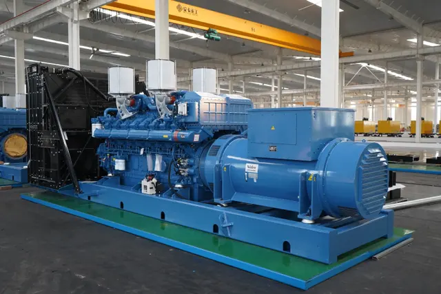 1800kW Yuchai equipped with Leroy Somer open frame unit configuration diagram 2