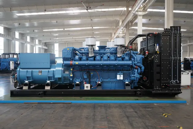 2000kW Yuchai equipped with Marathon open frame unit
