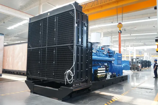 Yuchai de 2000 kW equipado con diagrama de configuración 4 de la unidad de marco abierto Inge