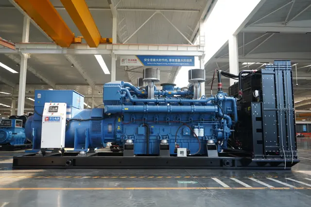 2400kW Yuchai equipped with Inge open frame unit