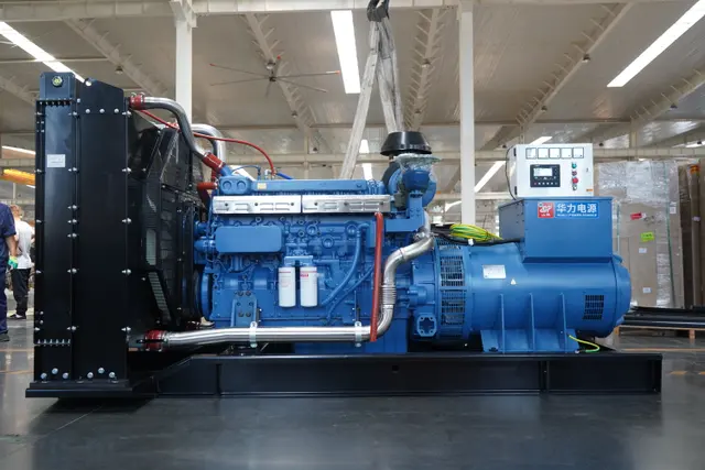 Yuchai de 650 kW equipado con el diagrama de configuración 3 de la unidad de marco abierto Deco