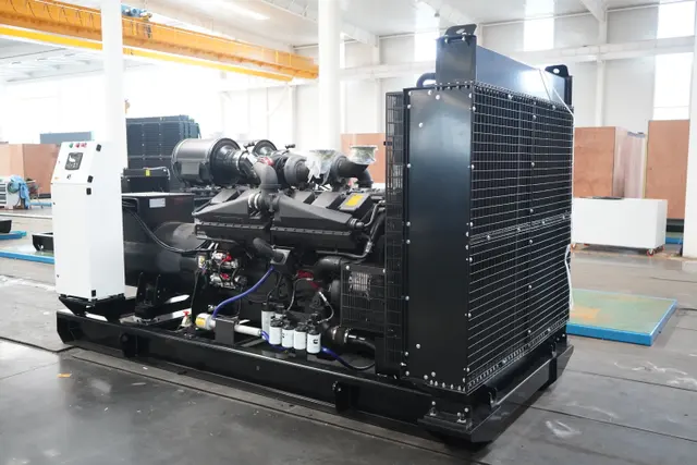 800kW Cummins equipped with Leroy Somer open frame unit configuration diagram 2