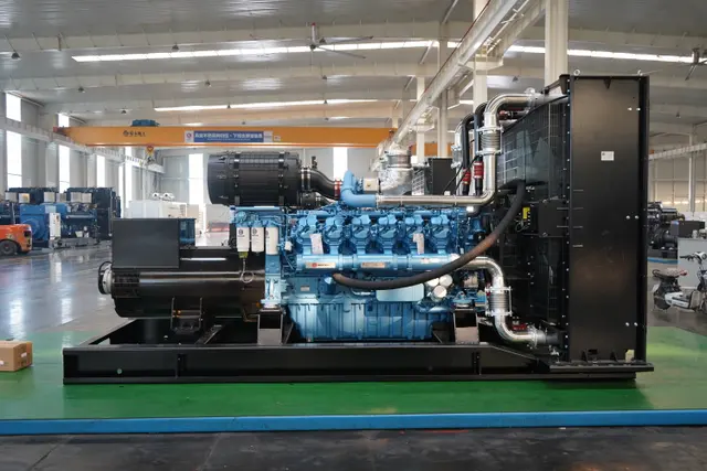 800kW Weichai equipped with Leroy Somer open frame unit configuration diagram 2