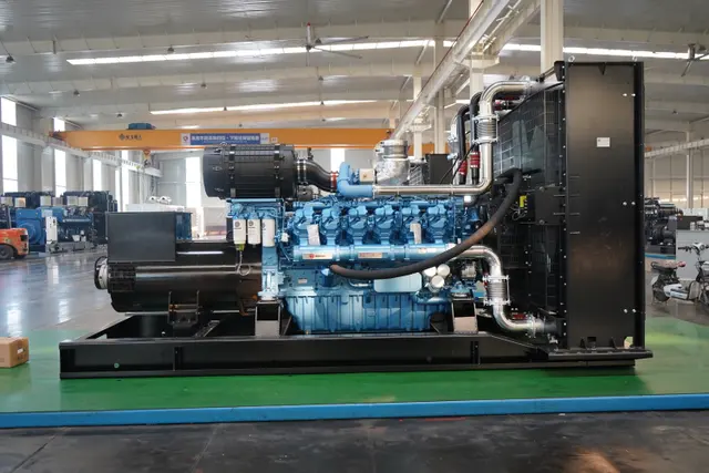800kW Weichai equipped with Leroy Somer open frame unit configuration diagram 4