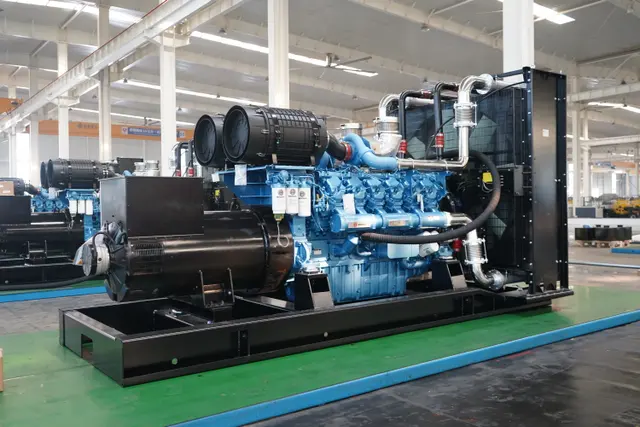 800kW Weichai equipped with Leroy Somer open frame unit configuration diagram 5
