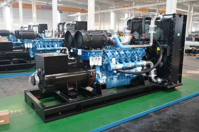 800kW Weichai equipped with Leroy Somer open frame unit configuration diagram 8